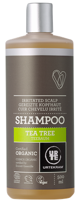 Tea tree shampoo geïrriteerde hoofdhuid biologisch 500 ml